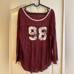 Aritzia TNA Varsity Shirt Size XS